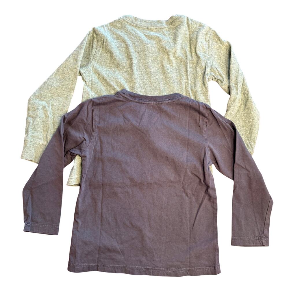 Polo Ralph Lauren Long Sleeve Top Bundle Boys 4T Green Gray - Picture 6 of 6